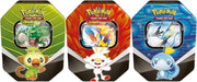 CADEAUTIP! Pokemon Galar Partners Tin Bundel - Spring 2020 - 1 van elk - Grookey Rillaboom V - Sobble Inteleon V - Scorbunny Cinderace V - Sword & Shield Pokemon Kaart - Verzamelblik - 4 pakjes per Spring Tin - 4 Booster Packs - 1 Holo Promo per tin