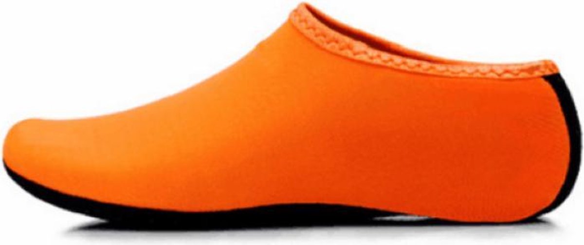 Erg conforatabele en flexibele Waterschoenen voor Dames en Heren Outdoor Strand Zwemmen Aqua Sokken Sneldrogende Blootsvoets Schoenen Surfen Yoga Zwembad - Oranje - maat 40-41