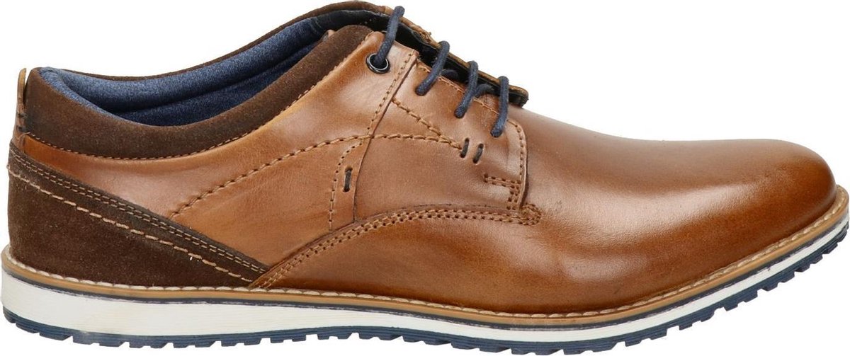 Piure heren veterschoen - Bruin - Maat 45