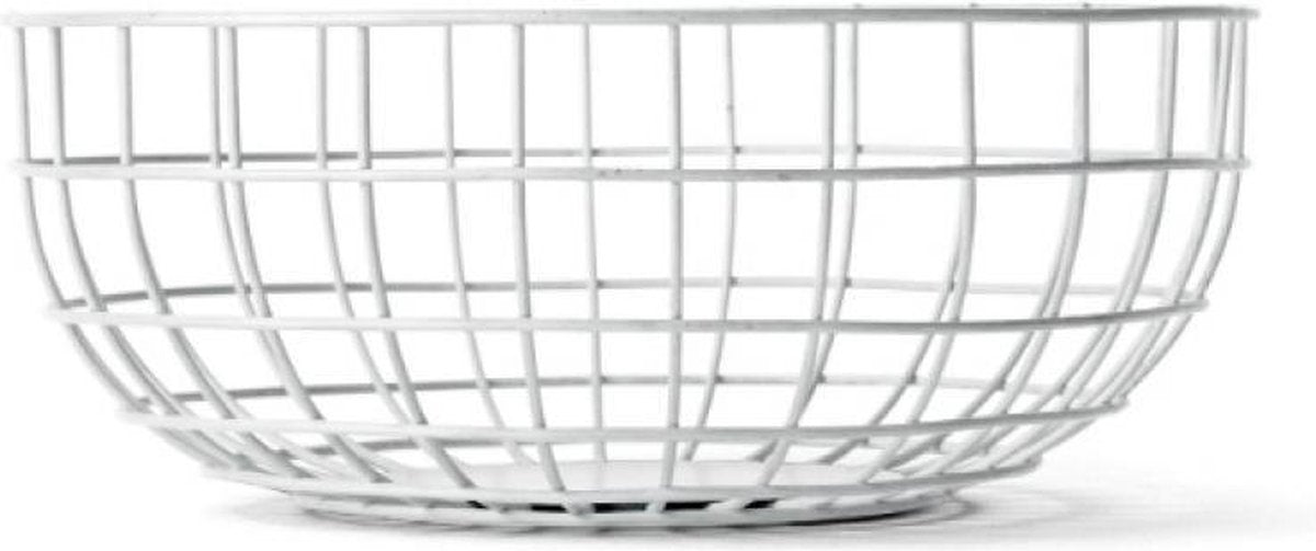 Menu fruitschaal wit wire bowl