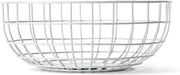 Menu fruitschaal wit wire bowl