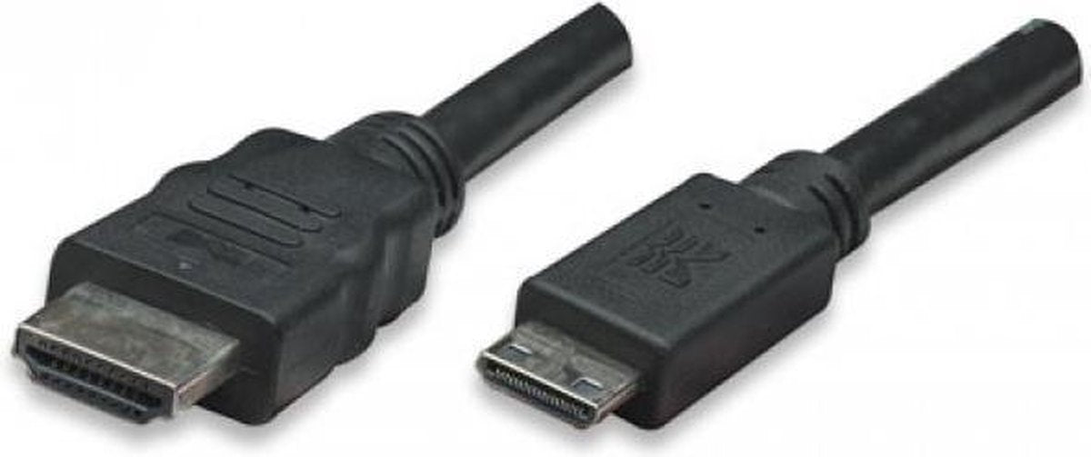 Techly 5m HDMI HDMI kabel HDMI Type A (Standaard) HDMI Type C (Mini) Zwart