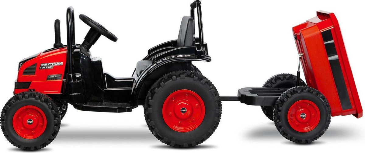 Toyz accu voertuig Tractor -  elektrische kinderauto 12V- accu auto voor kinderen - met ledverlichting