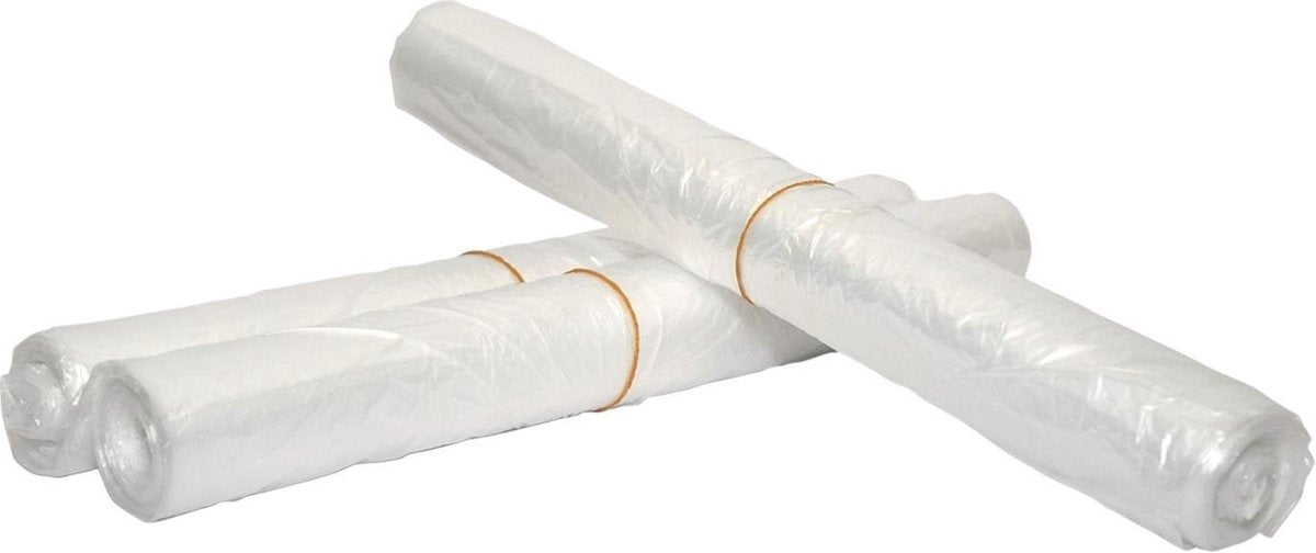 Afvalzak transparant 16 liter 500x450 mm - Doos 50 rol x 50 zakken