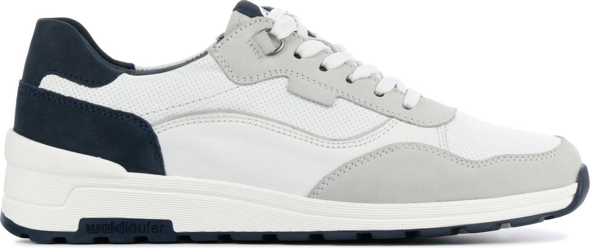 Waldlaufer Mannen Suède Lage sneakers / Herenschoenen 734003 - Wit - Maat 44