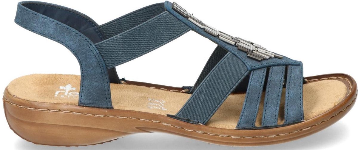 Blauwe Rieker Sandalen