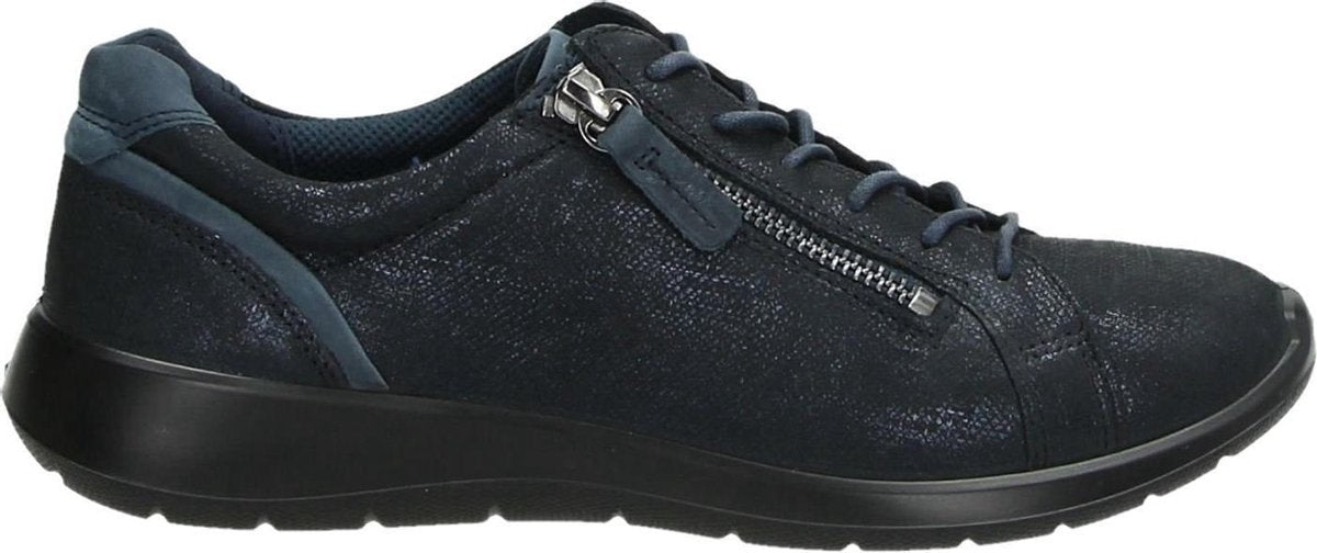 Ecco Soft 5 dames sneaker - Blauw - Maat 36