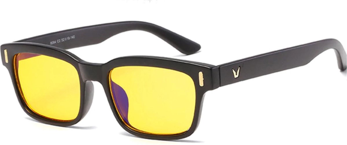 HMerch™ Blauw Licht Bril - Blue Light Glasses – Computerbril – Beeldschermbril – Blauw Licht Filter - Blauw Licht Filter Brillen Zonder Sterkte – Unisex – Voor dames en heren – Ook geschikt voor kinderen - UV Bril - Nachtbril - Nacht