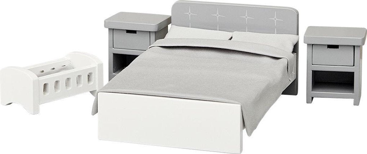 Byastrup Houten Poppenhuis Slaapkamer 5-delig