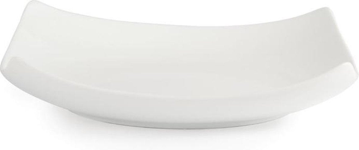 Olympia Whiteware vierkante gebogen borden | 20