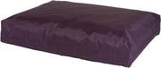 Losse hoes hondenkussen nylon aubergine  maat 90x120x15 cm
