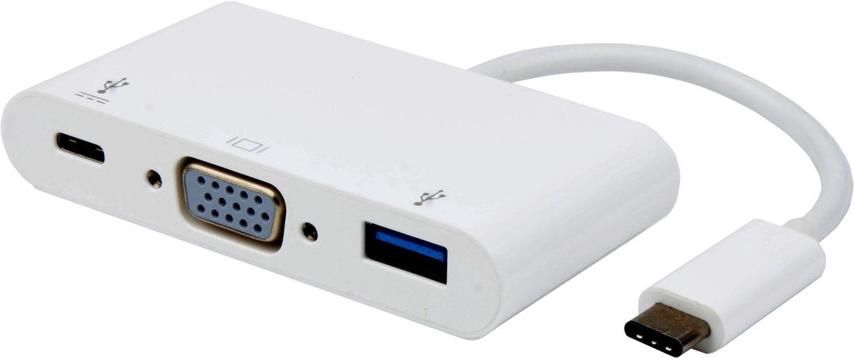 NÖRDIC DOCK-106 USB-C Dockingstation naar VGA