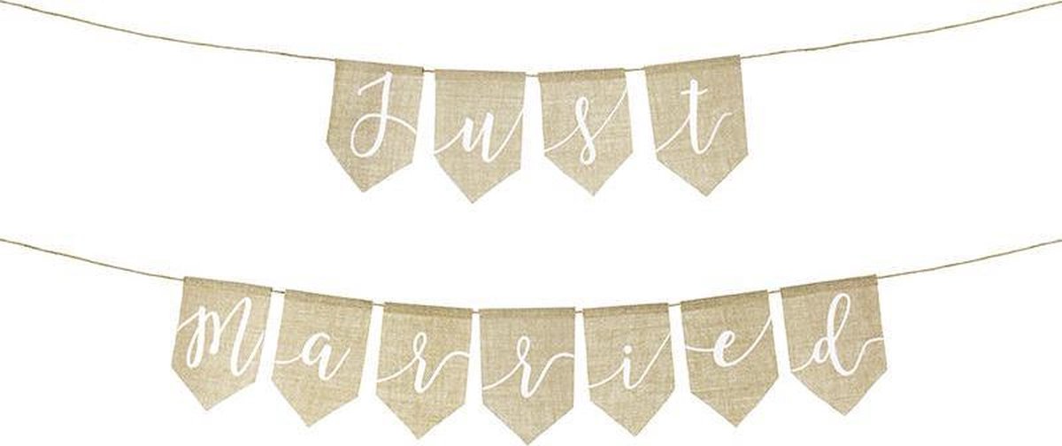 """Banner Just married