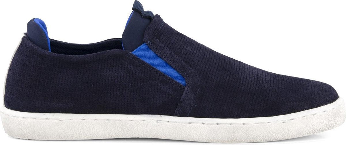 Travelin' Torquay Dames - Leren instappers - Boot schoen - Espadrilles - Blauw Leer - Maat 42
