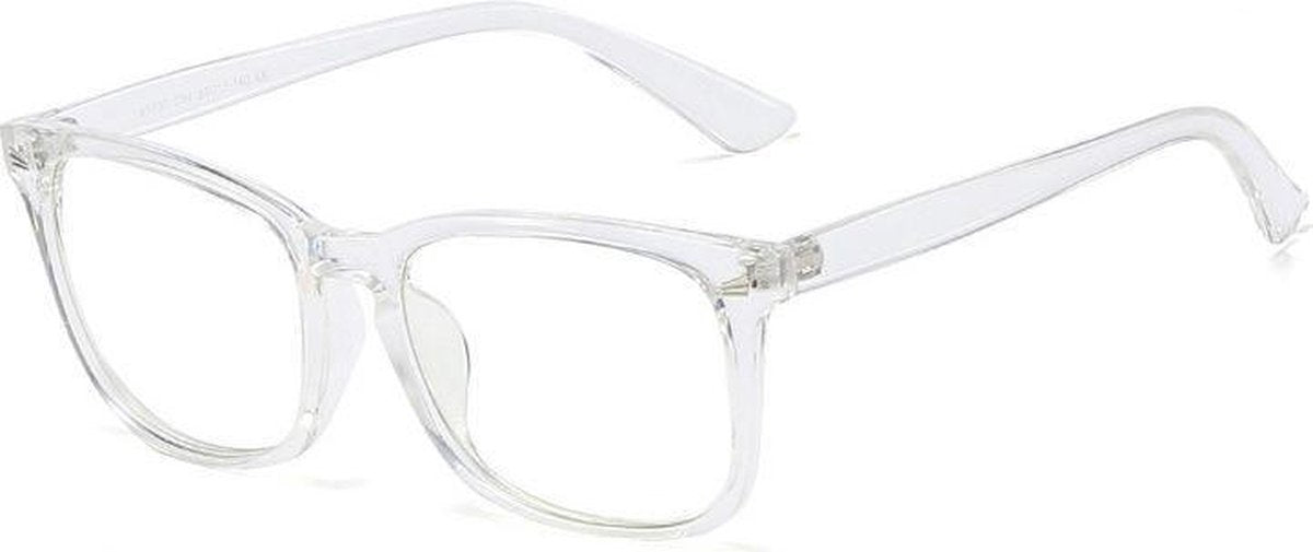 Kinder Computerbril - Anti Blauwlicht Bril - Wayfarer - Transparant