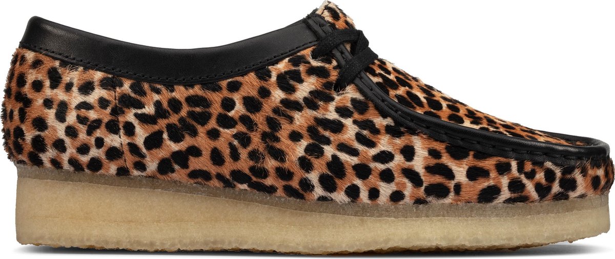 Clarks - Dames schoenen - Wallabee. - D - leopard - maat 38