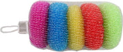Schuurspons  Polyester Kleur (5 Delig)
