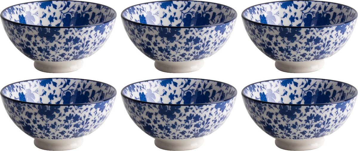 Schaaltje Ø 10cm OTB Floral - set 6 stuks