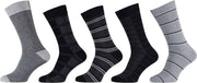 10-Pack Katoenen Casual herensokken 120421015 Apollo - Unisex - grijs - 39-42