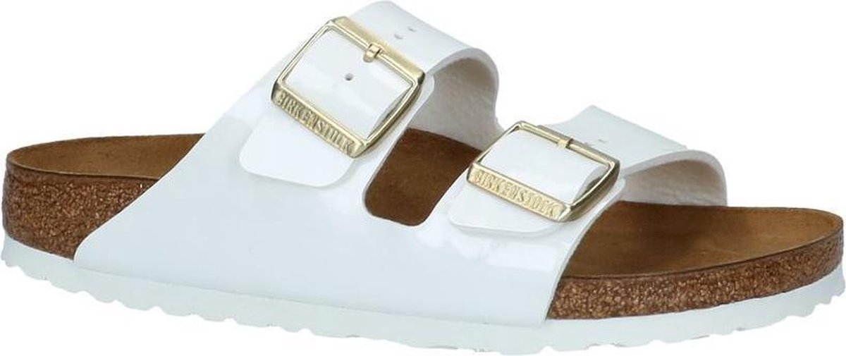 Birkenstock - Arizona -  - Dames - Maat 42 - Wit;Witte - Patent White BFLA