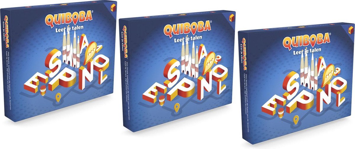 Voordeelpakket Spaanse taal spel -  3 taalspellen om de basiskennis Spaans te leren voor jong en oud
