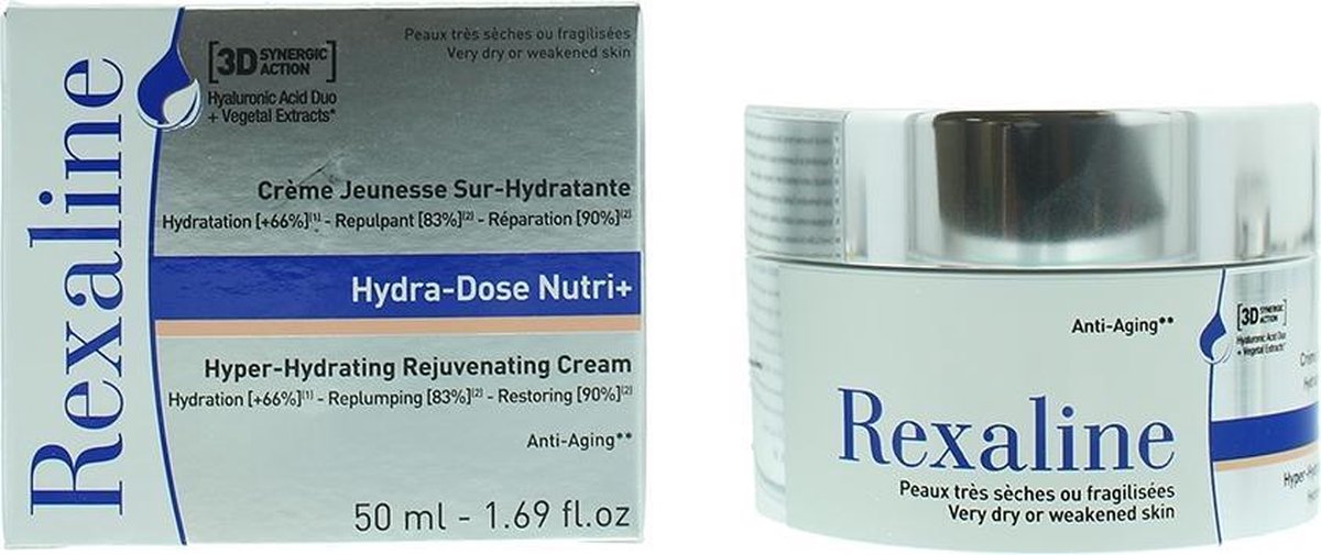 Rexaline 3d Hydra Dose Nutri+ Hyper-hydrating Rejuvenating Cream 50 Ml