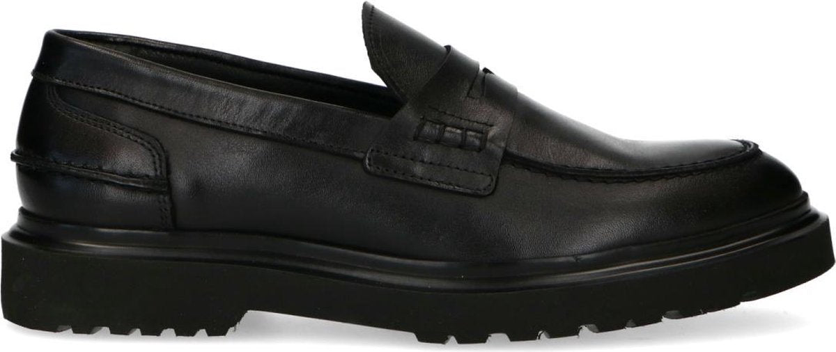 Sacha - Heren - Zwarte loafers met details - Maat 42