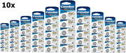 50 Stuks (10 Blister a 5st) Camelion CR1632 125mAh 3V Lithium Knoopcel Batterij