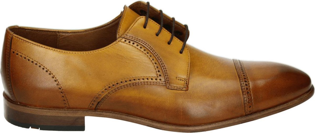 Lloyd Shoes 11-115-02 SANGOR - Volwassenen Heren veterschoen - Kleur: Cognac - Maat: 41
