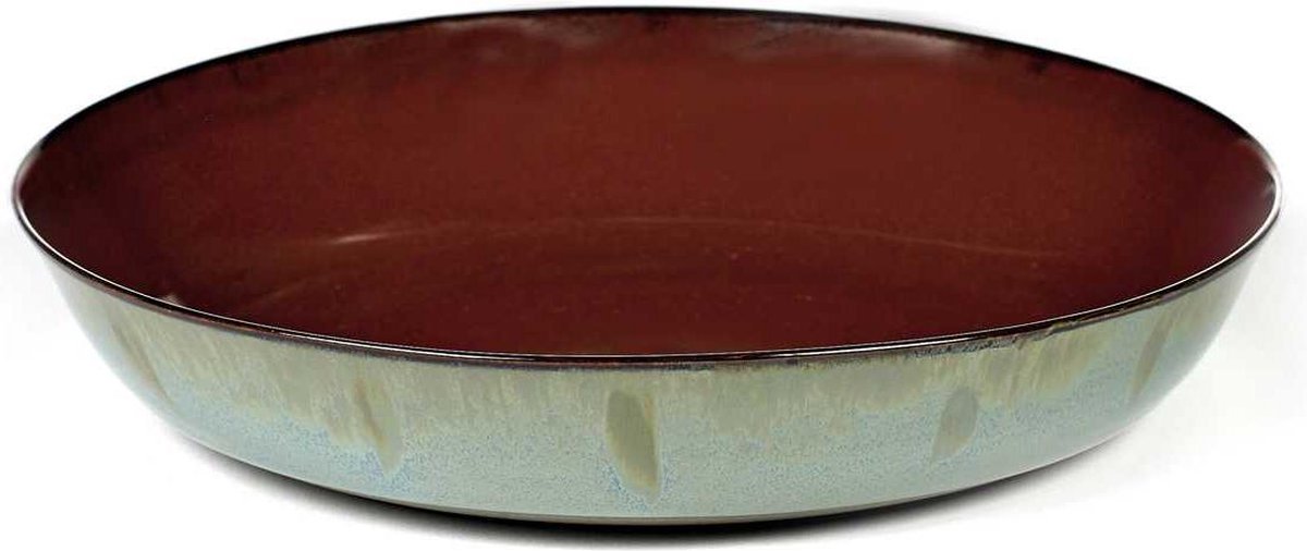 Serax Terres de Rêves Diep bord M - Ø21 cm - Rust / Smokey Blue - 2 stuks