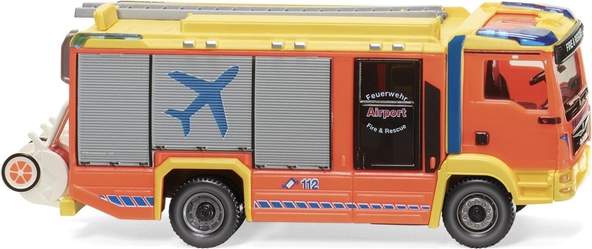 WIKING Man TGM EURO 6 Rosenbauer AT Löschfahrzeug "Hamburg Airport" FEUERWEHR schaalmodel 1:87