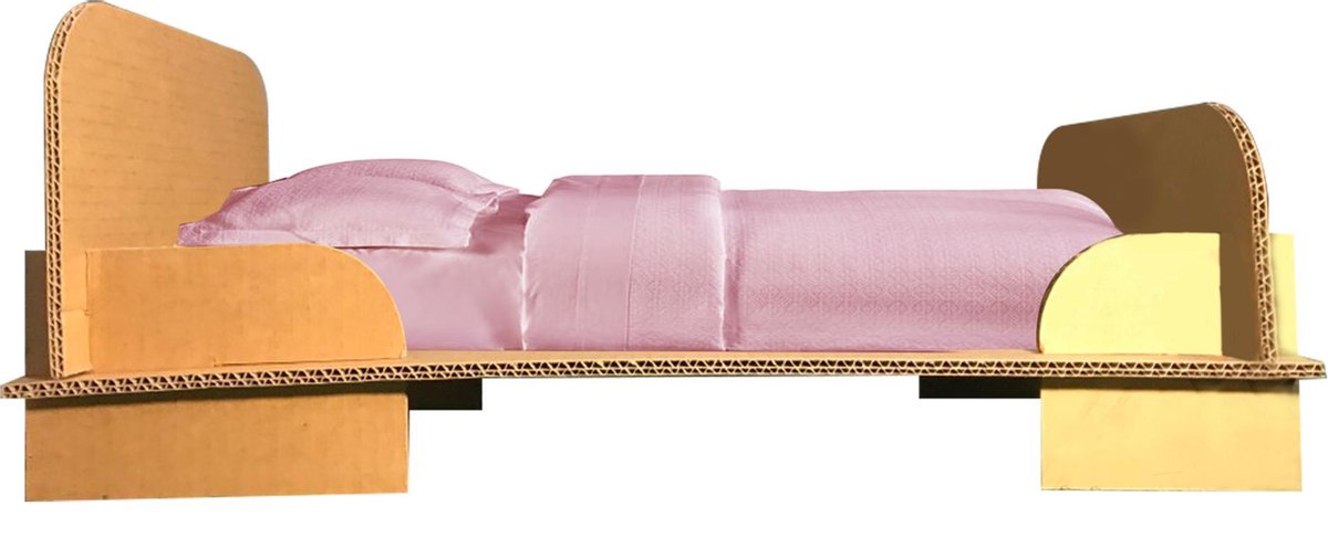 KarTent - Kartonnen Poppenbed - Cadeau van Duurzaam Karton
