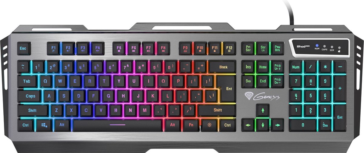 Genesis Rhod 420 Gaming Toetsenbord RGB - QWERTY