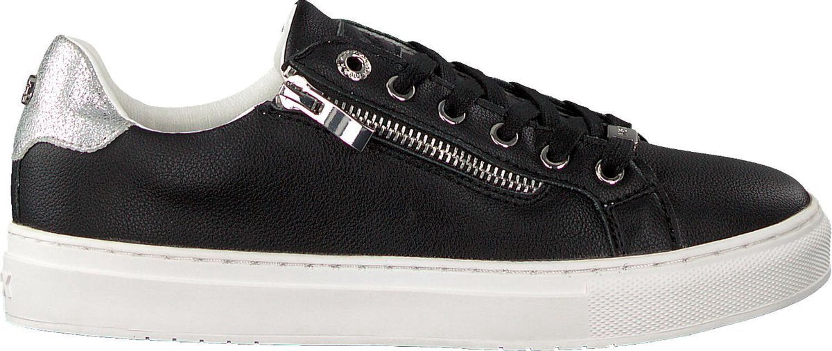 Mexx Ellenore Lage sneakers - Dames - Zwart - Maat 36
