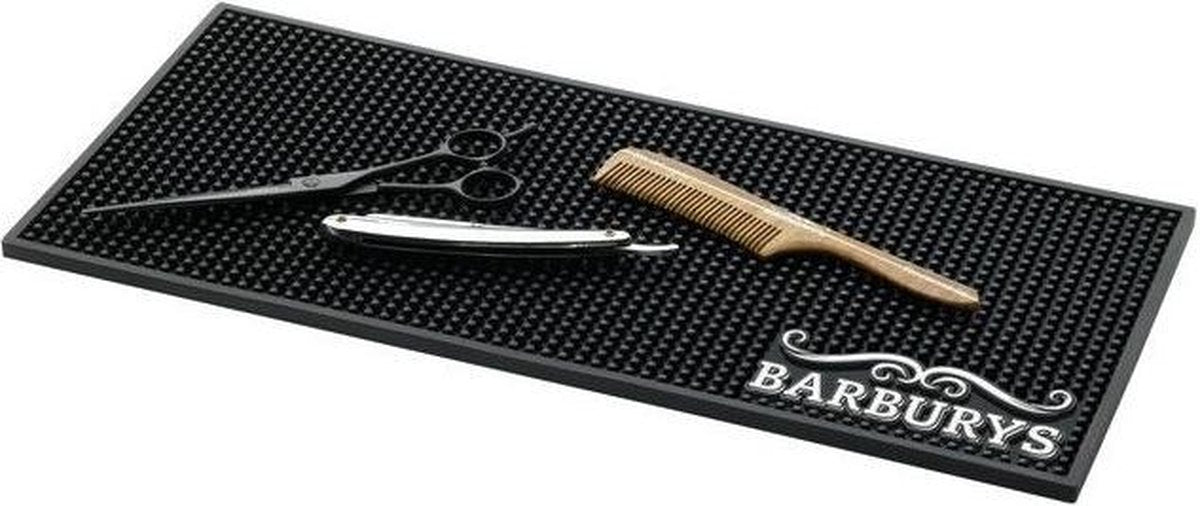 Sinelco Pick-Up anti-slip mat for barber tools zwart