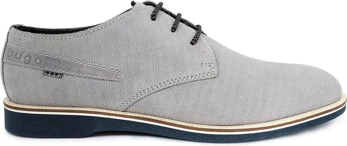 Grijze Bugatti Veterschoenen