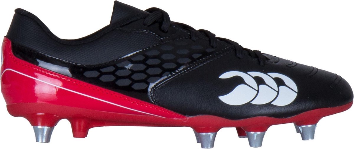 Canterbury Phoenix Raze SG Rugby Sportschoenen - Maat 47.5 - Mannen - zwart/rood/wit