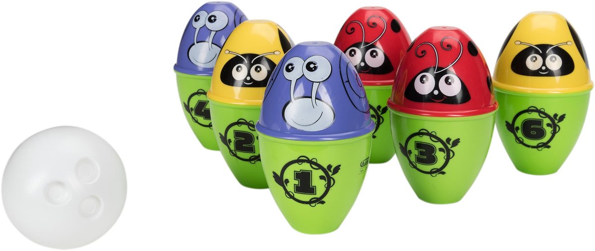 Eddy Toys 2-in-1 Bowling- & Werpspel 13-delig