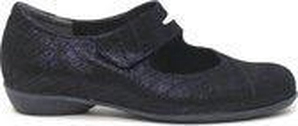Durea Dames Bandschoenen 5737-8175 Donkerblauw -  Wijdte K - Maat 4½