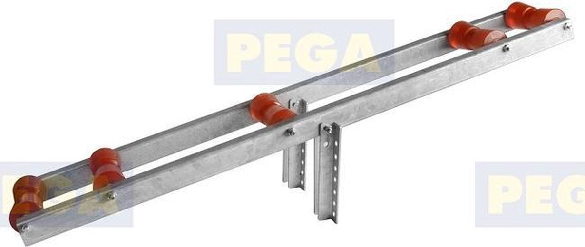 Lang schommelstuk as / 5 kielrollen Lengte 150 cm (162.68)
