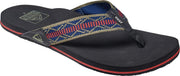 Reef Slippers - Maat 45 - Mannen - zwart/blauw/rood/geel