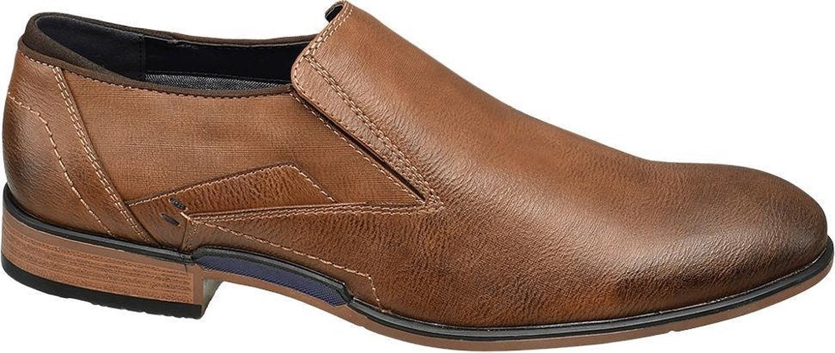 Memphis One Heren Bruine instapper - Maat 40