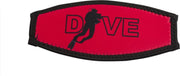 Maskstrap neopreen slide dive rood