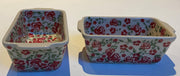 Bunzlau 2 x pate bakjes (cakevorm) roosjes