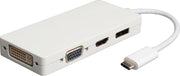 NÖRDIC DOCK-108 USB-C Dockingstation naar HDMI / DisplayPort 4K