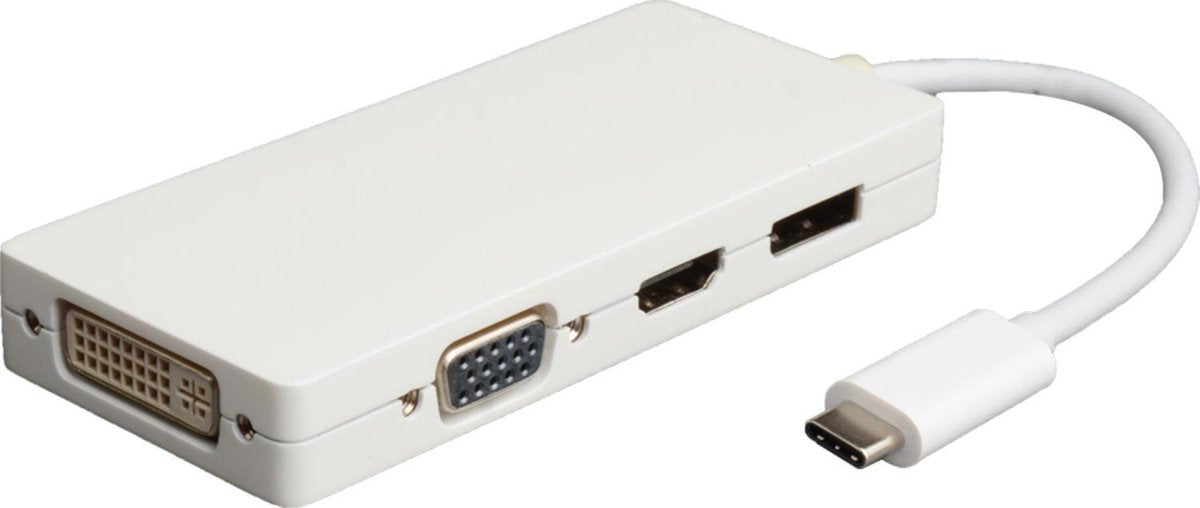 NÖRDIC DOCK-108 USB-C Dockingstation naar HDMI / DisplayPort 4K