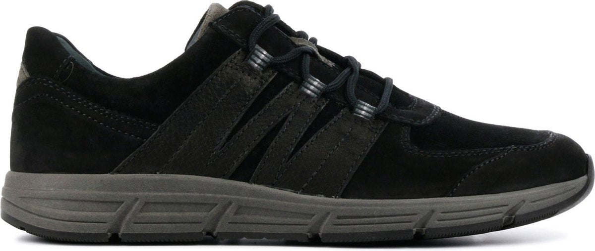 Waldlaufer Mannen Suède Veterschoenen / Herenschoenen  323004 - Zwart - Maat 41