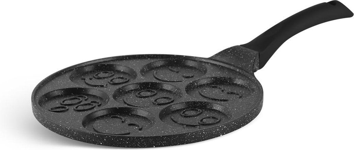 Edënbërg Stonetec Line - Pannenkoekenpan - Keramische/Marmeren Coating - 26 cm - 7 kops