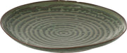 J-Line Bord Cirkels Porselein Groen Small