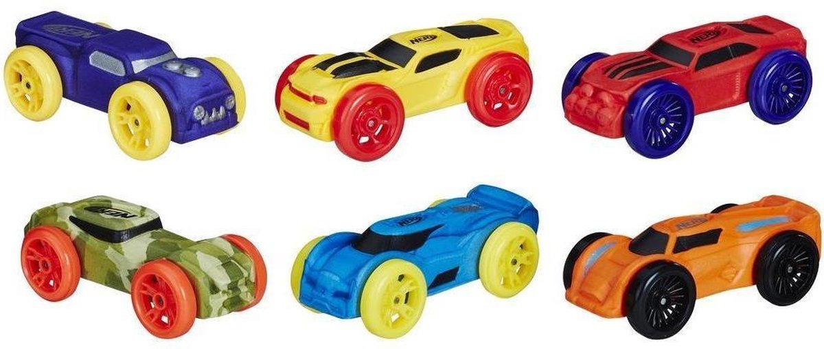 NERF Nitro Foam Car Refill 6 stuks